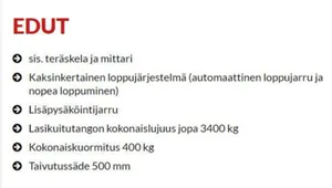 Vetojousitarvike Runpotec - VETOJOUSITARVIKE RUNPOTEC KAAPELIKÄÄRME 100 M, 7,5 MM