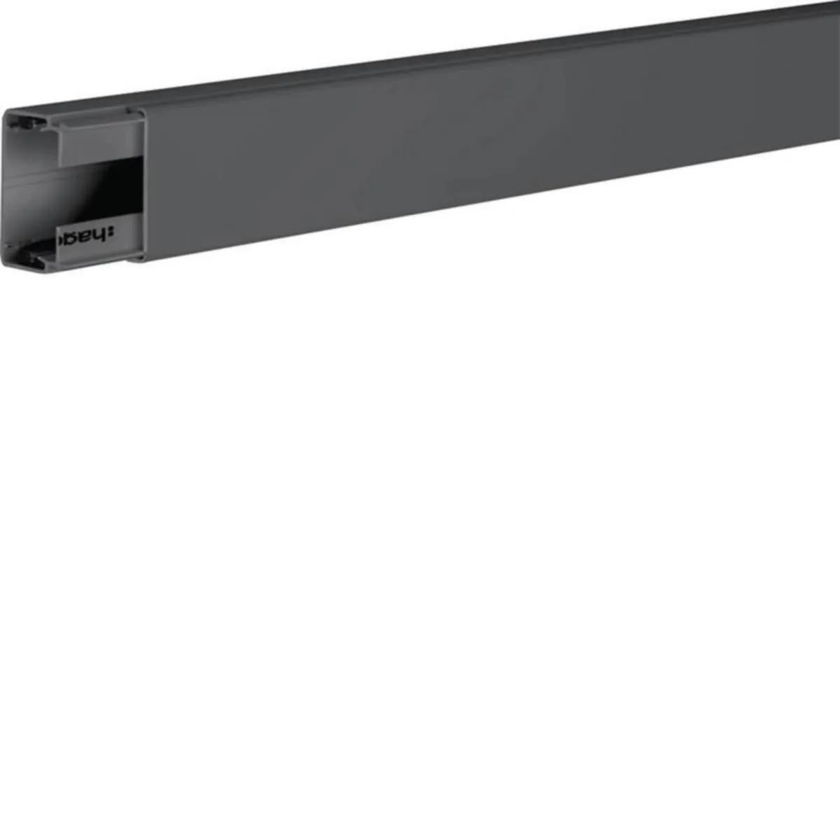 Asennuskanava Hager Tehalit.LF musta - ASENNUSKANAVA TEHALIT.LF LF30045 PVC 30x45x2000 MUS