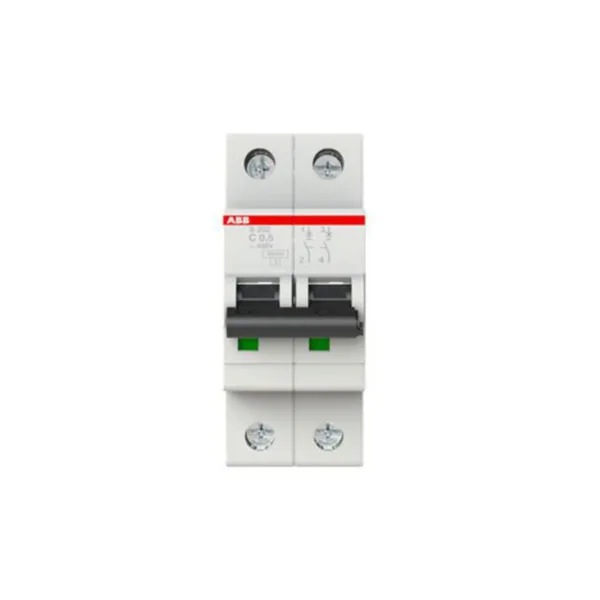 Johdonsuojakatkaisija ABB S200 C-käyrä 2-nap S202-C0.5 C0.5A