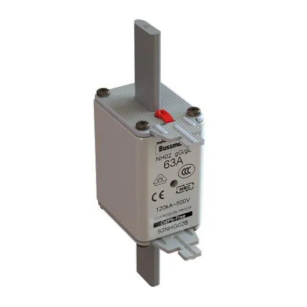 Kahvasulake Bussmann 500VAC 63NHG02B gG-gL 63A 02