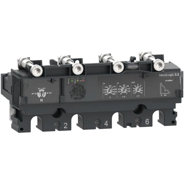 Kompaktikatkaisijan suojarele Schneider Electric ComPactT MicroLogic 4P 2.2 40A NSX100
