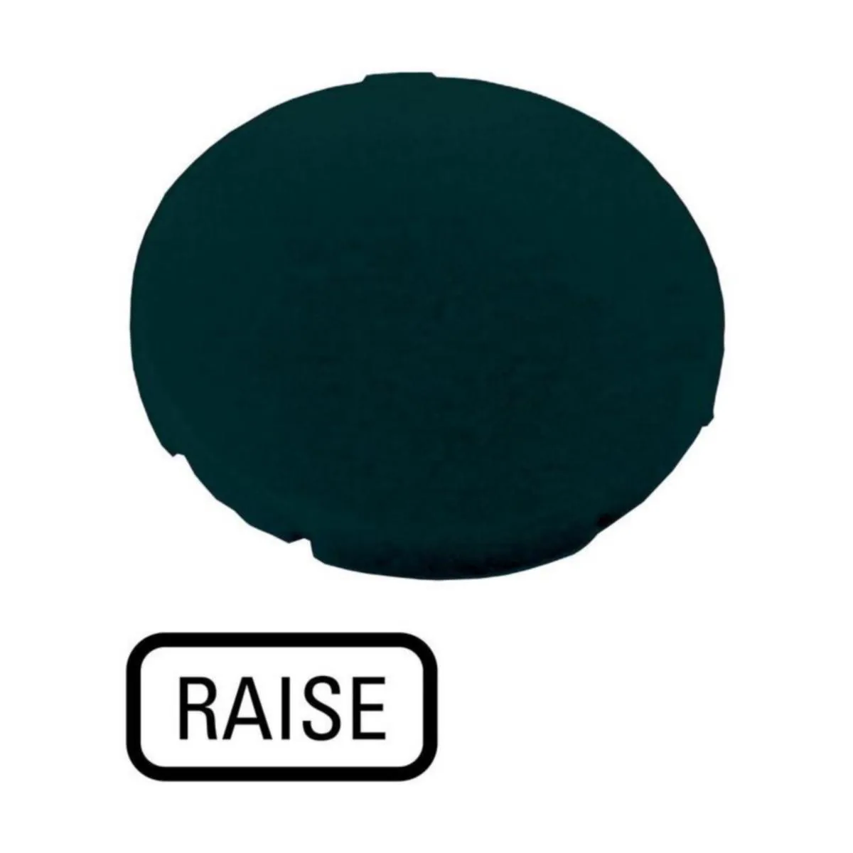 Painike-/merkkivalokilpi Eaton RMQ-Titan M22-XD-S-GB1 RAISE MUSTA – musta