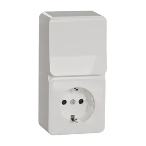 Pistorasia+kytkin Schneider Electric Exxact - PISTORASIA + KYTKIN EXXACT 1S+6/16A/IP21/PPJ VAL
