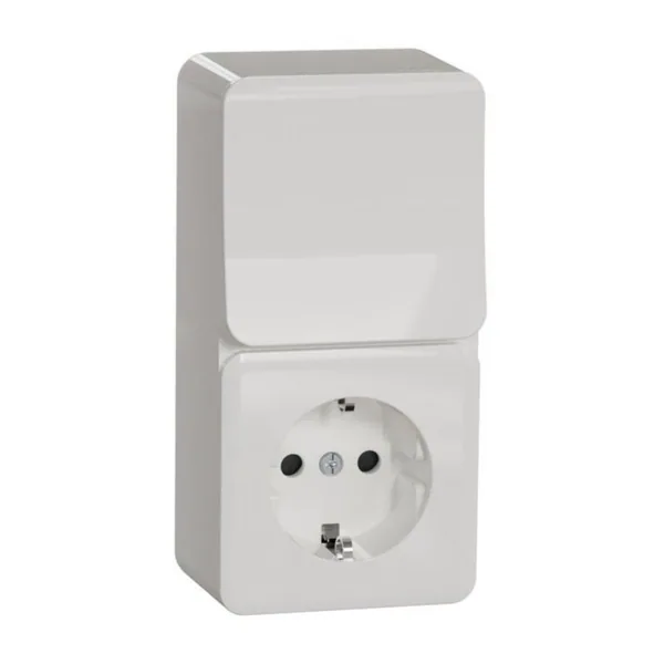 Pistorasia+kytkin Schneider Electric Exxact
