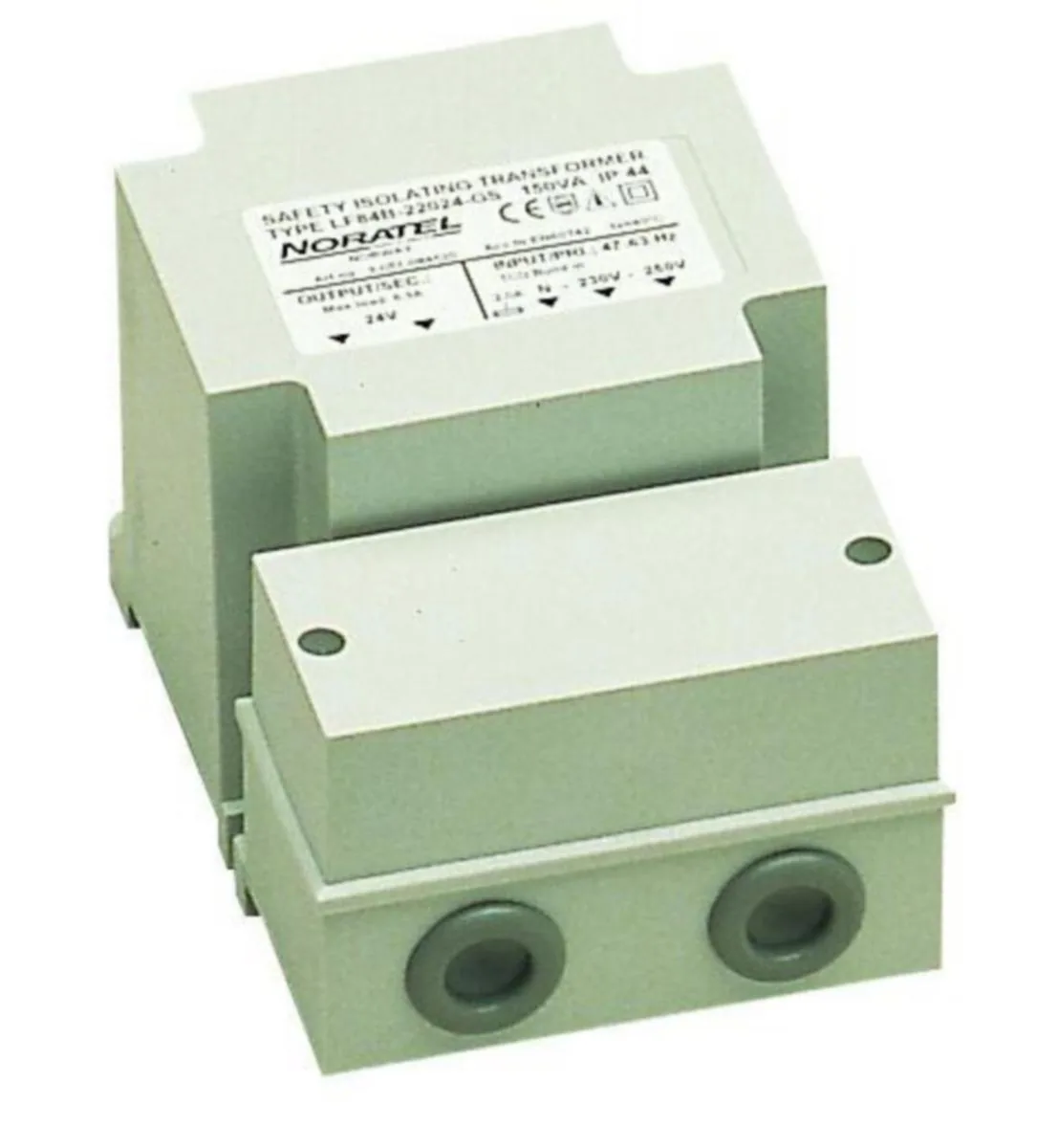 Säästömuuntaja Noratel kiinteä asennus koteloitu IP44 A-P - SÄÄSTÖMUUNTAJA NORATEL A218-156P 230/115V 2000VA