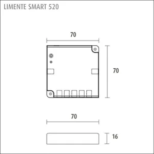 Valonsäädin Limente Smart Classic - VALONSÄÄDIN LIMENTE SMART 532 2-OS. SETTI-CL VAL