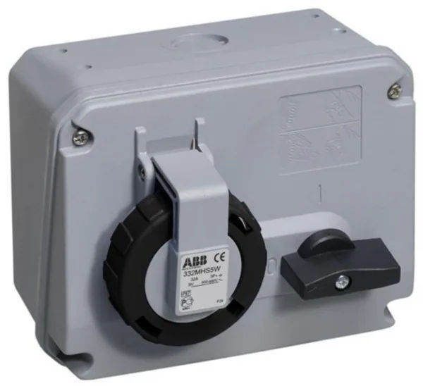 Voimapistorasia Amphenol Critical & Safe IP67 5H, 63A, 3P+N+E, KL
