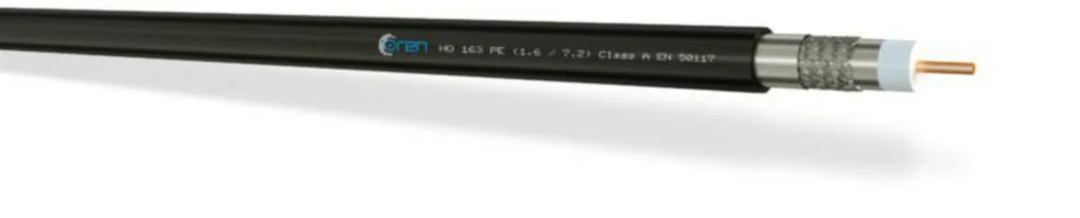 Antennikaapeli maa Laatuantenni Ören Kablo RG11 Fca AL117 PE - ANTENNIKAAPELI MAA LA RG11 MUSTA 10.0MM A FCA K500