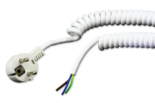 Liitosjohto Axjo Kabel PVC H05VV-F spiraali SPI MSK 3G0.75 VA 0.8m