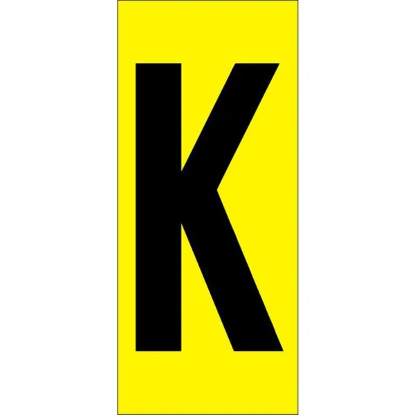 Merkintäkilpi Hammarprodukter kirjaimet HAMMAR KIRJ. K (KOR.160MM
