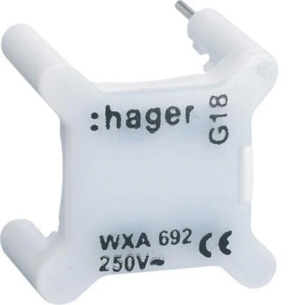 Merkkilamppu Hager Gallery WXA692 LED 0.5MA 230V VALK