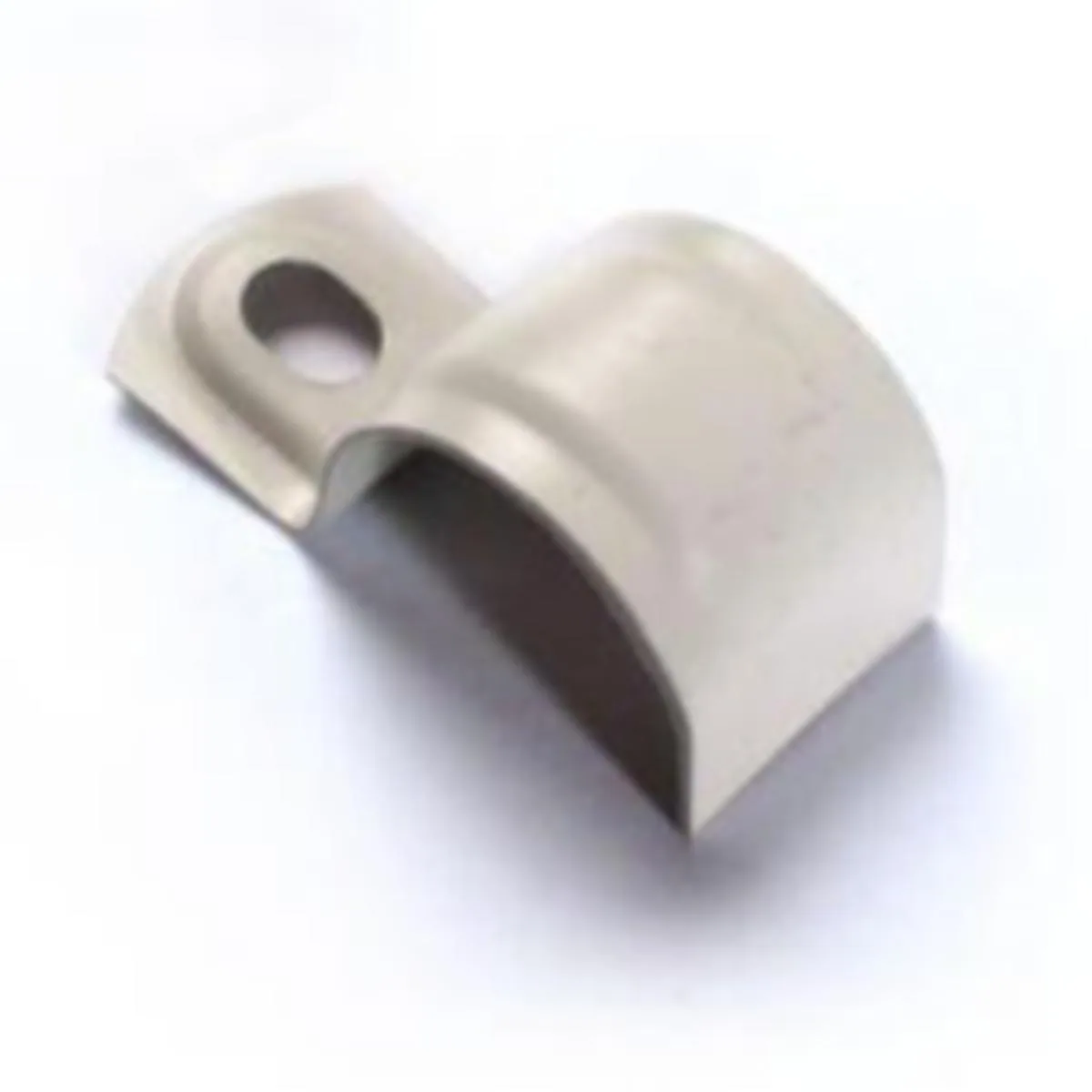 Metallikiinnike Morite yhdelle johdolle 1-ruuvi teräs valkoinen - RUUVIKIINNIKE MORITE 12-13mm TER VAL 1 RUUVI