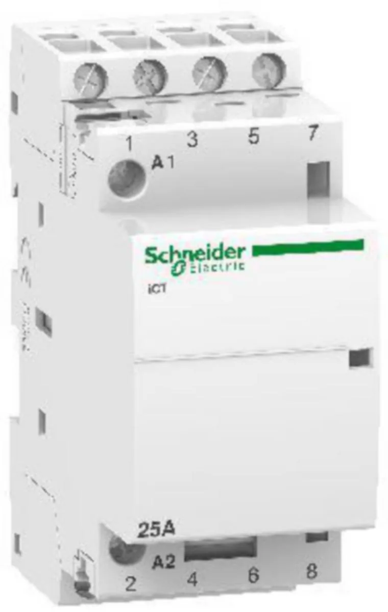 Moduulikontaktori Schneider Electric Acti 9 iCT 25A 4S 230VAC