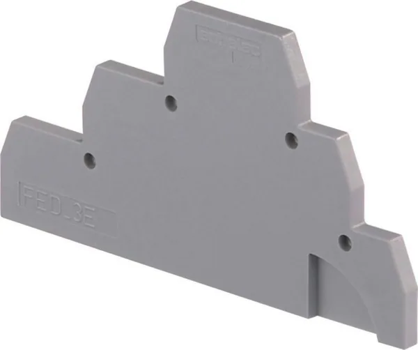 Päätylevy TE / ABB Entrelec -liittimet 3MM, D 2,5/6.D