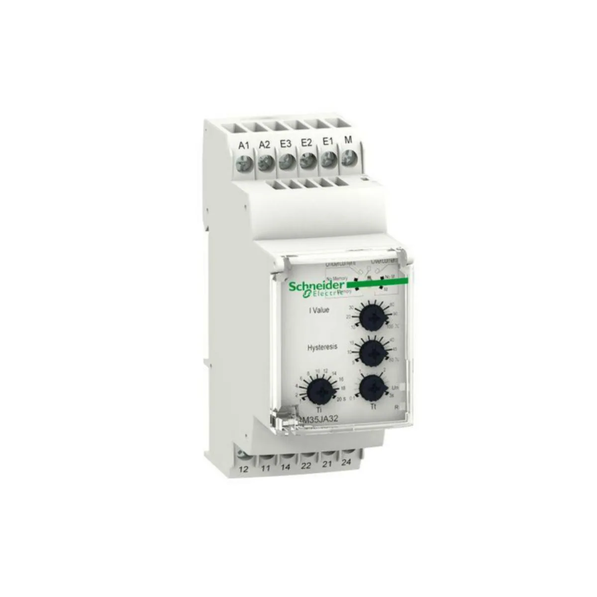 Valvontarele virta Schneider Electric Zelio YLI-/ALIVIRTA 0,15..15A 2C/O