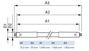 LED-valoputki T5 Philips Master LEDtube HF - LED-VALOPUTKI T5 MASTER HF 1500MM UO 36W 865 T5 5600LM