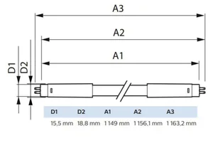 LED-valoputki T5 Philips MASTER LEDtube - LED-VALOPUTKI T5 MASTER LED T5 1200MM 840 2500LM 16.5W HF