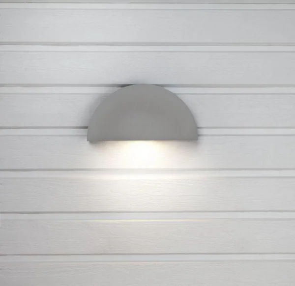 Seinävalaisin ulko Hide-a-lite Arc LED HIDE A LITE UTTAG HARMAA