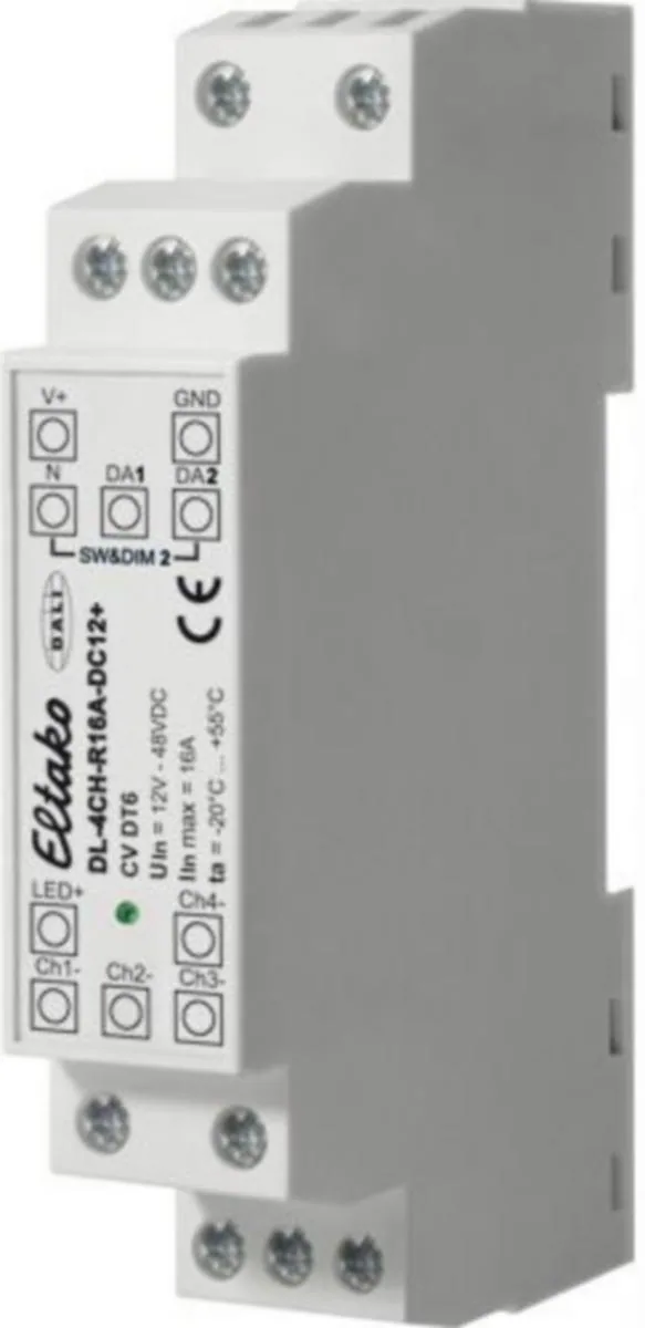 Valonsäädin Eltako DL-4CH-R16A-DC12+ - VALONSÄÄDIN DL-4CH-R16A-DC12+