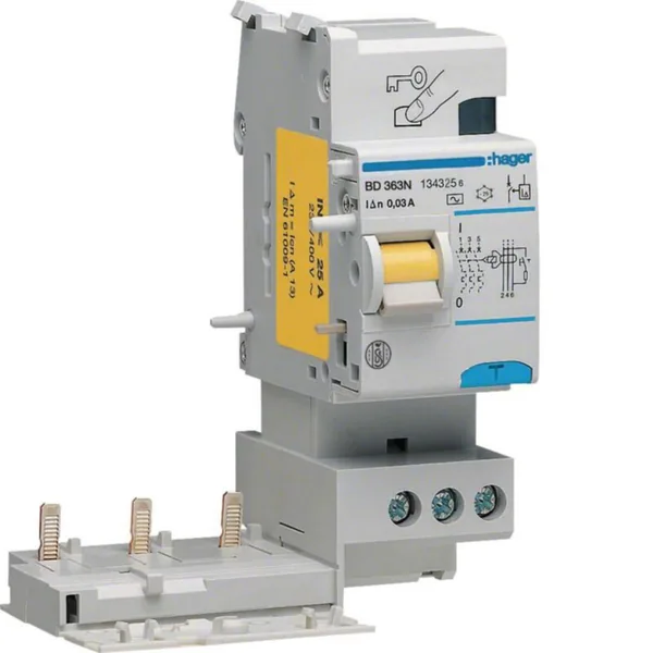 Vikavirtalohkot 30mA, Hager BD363A A/30mA