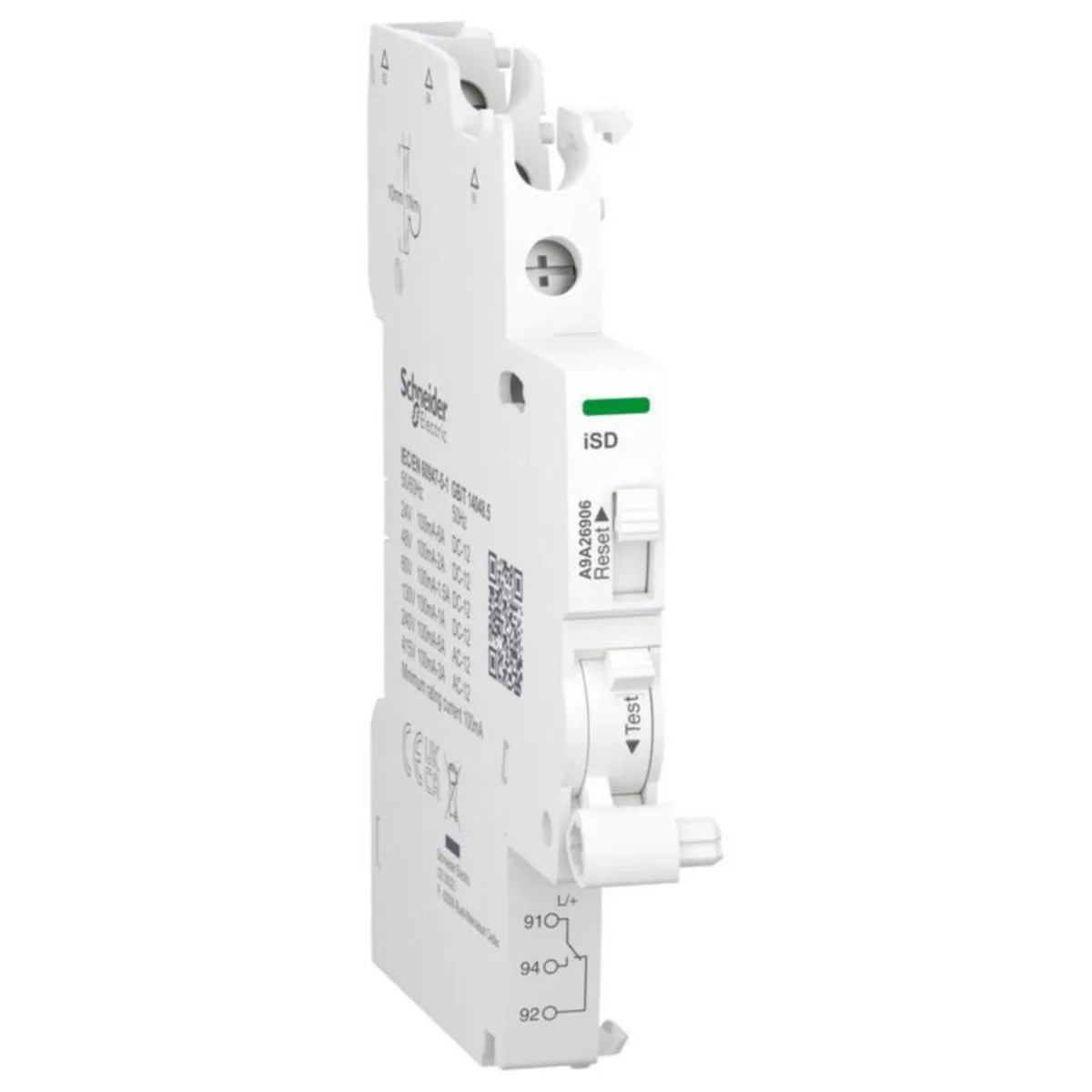 Apukosketin Schneider Electric Acti 9 ACTI9 ISD HÄLKOSK 100MA6A DT