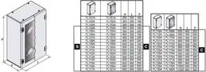Asennuskotelo Fe Hager orion plus - ASENNUSKOTELO FE ORION PLUS FL102A 300X250X160 IP65