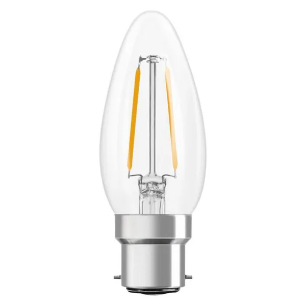 Kynttilälamppu Ledvance Performance Classic CLB 1,8W/827 250LM B22D CL