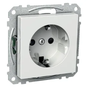 Pistorasia Schneider Electric Exxact 1-osaiset keskiölevyllä - PISTORASIA EXXACT 1S/16A/IP21 0X UKJ VAL