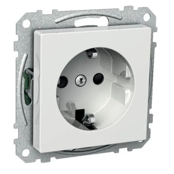 Pistorasia Schneider Electric Exxact 1-osaiset keskiölevyllä 1S/16A/IP21 0X UKJ VAL