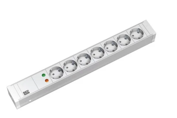 Jatkopistorasia Bachmann 19" PDU BASIC >1U,7 X PR+YLIJ
