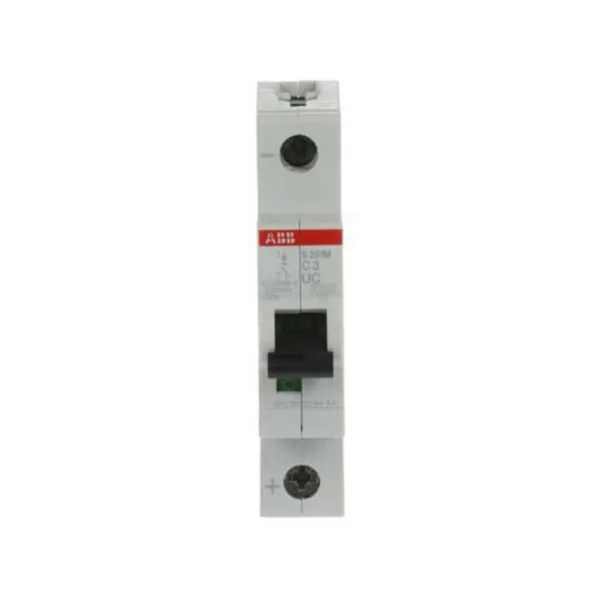 Johdonsuojakatkaisija ABB S200MUC 1-pole C-char. 3A