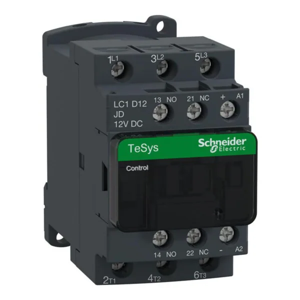 Kontaktori Schneider Electric TeSys LC1D12JD 12A 3S 1S+1A 12V DC