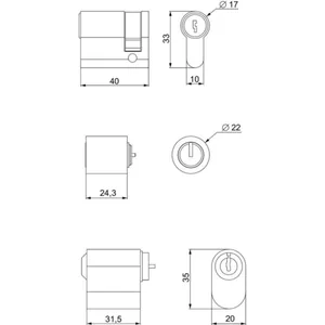 Ovitarvike Schneider Electric Universal Enclosures - LUKKO UNIVERSAL ENCLOSURES SOVITIN ASSA LUKOLLE SF/SM