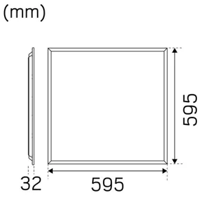 Moduulivalaisin Hide-a-lite Sky MP - MODUULIVALAISIN SKY MP IP40 5200LM 42W 3/4K WH WIR