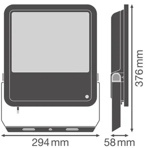 Tunnistinvalonheitin Ledvance Floodlight PFM musta - VALONHEITIN FLOODLIGHT SENSOR FL 200 20000LM 840 SYM S ML BK