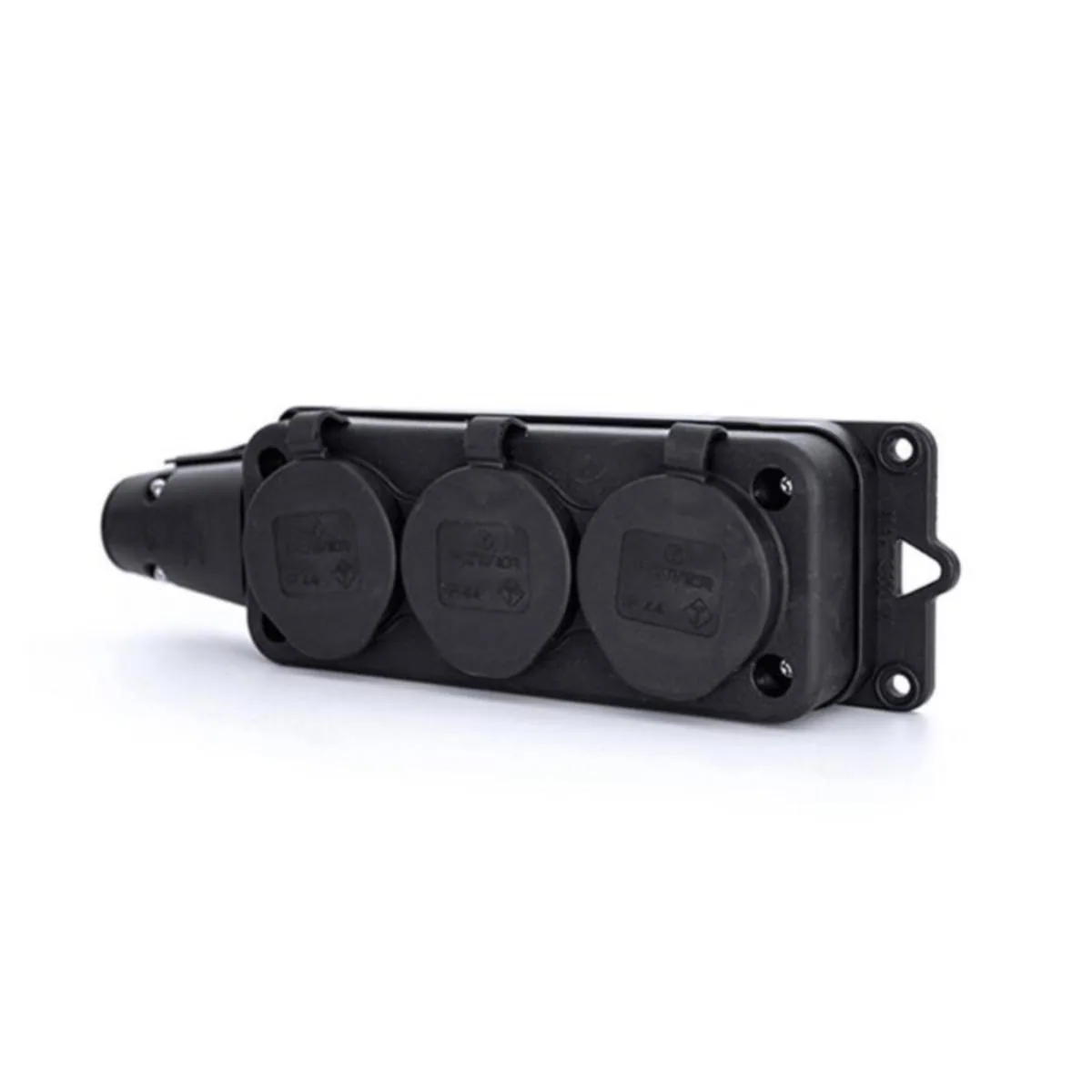 Jatkopistorasia Norwesco Power Solid 3-os IP44 - JATKOPISTORASIA NORWESCO 3S/16A/250V/IP44 TPE MU