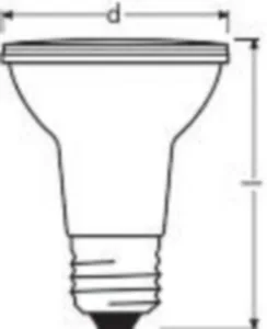 Kohdelamppu Ledvance Performance Spot PAR20 - KOHDELAMPPU LEDVANCE PAR20 6W/927 350LM E27 DIM 36D