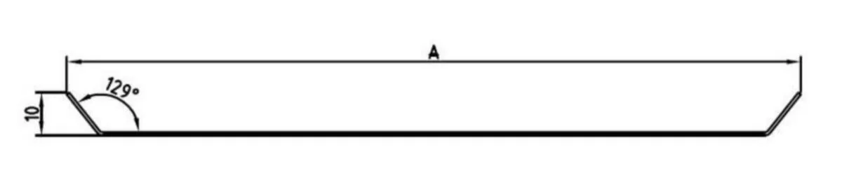 Pohjalevy Systemal Presto NH0-NH5 Sarjat - POHJALEVY SYSTEMAL PRESTO BOP30 POHJAL. 295X1X3000 AL