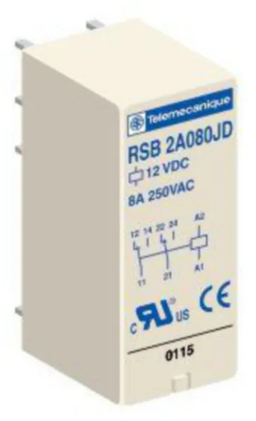 Rele Schneider Electric Zelio RSB2 230VAC 2C/O 8A