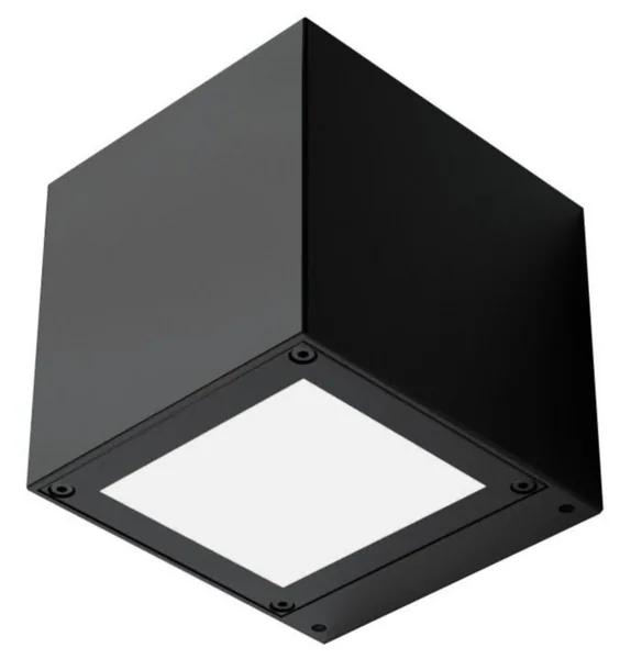 Seinävalaisin ulko Airam DM4 IP65 8W/830 GLC BK