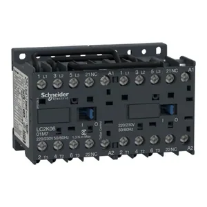 Suunnanvaihtokontaktori Schneider Electric TeSys - SUUNNANVAIHTOKONTAKTORI TESYS LC2K0601B7 6A 3S 1A+1A 24V AC