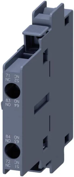 Apukosketinlohko Siemens APUK. 1S+1A 6A/230VAC SIVULLE