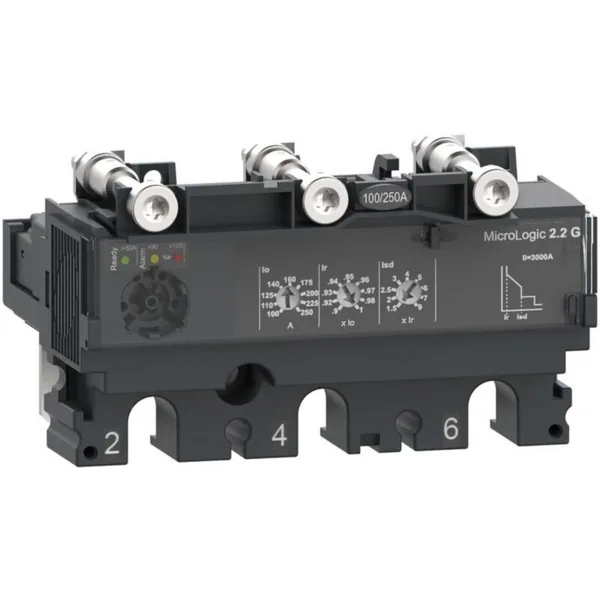 Kompaktikatkaisijan suojarele Schneider Electric ComPactT MicroLogic 3P 2.2G 250A NSX250
