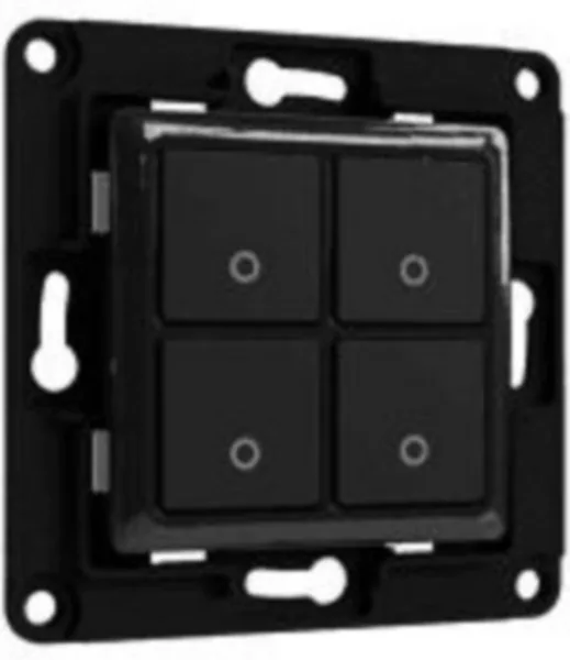 Kytkin Shelly Wall switch 4 - MUSTA