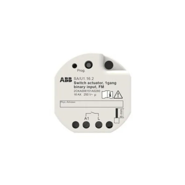 Lähtöyksikkö KNX ABB 1x16A FM