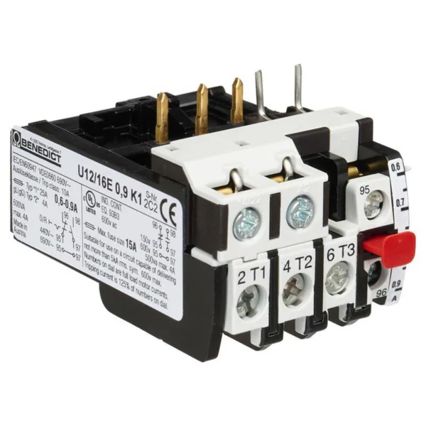Lämpörele K1 U12 16E 0.9K1 0.6-0.9A K1