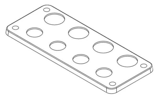 Läpivientilaippa Selcast II-AIHIOLAIPPA 4XØ29 4XØ23