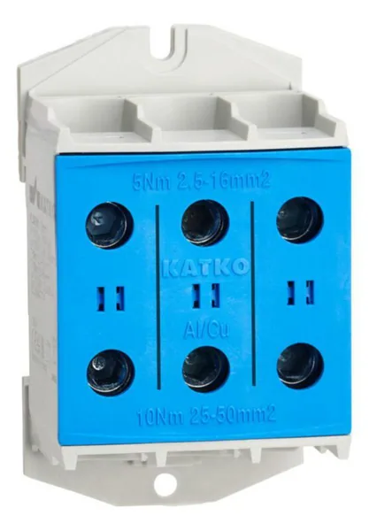 Riviliitin Katko ConnectSafe KL 3X1XAL/CU 2,5-50MM2 N