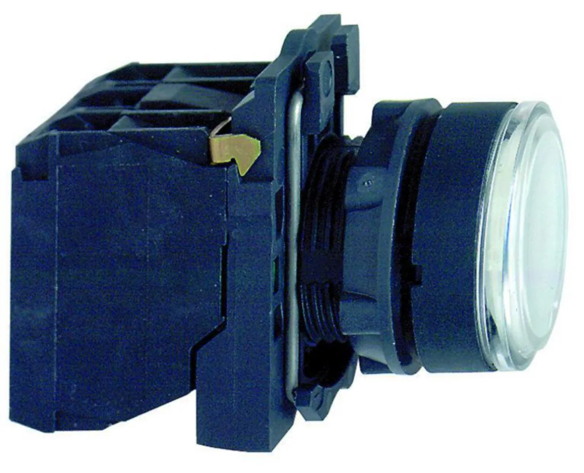 Valopainike Schneider Electric Harmony XB5 - TASOVALOPAINIKE HARMONY XB5AW31B5 LED 24V VALKOINEN
