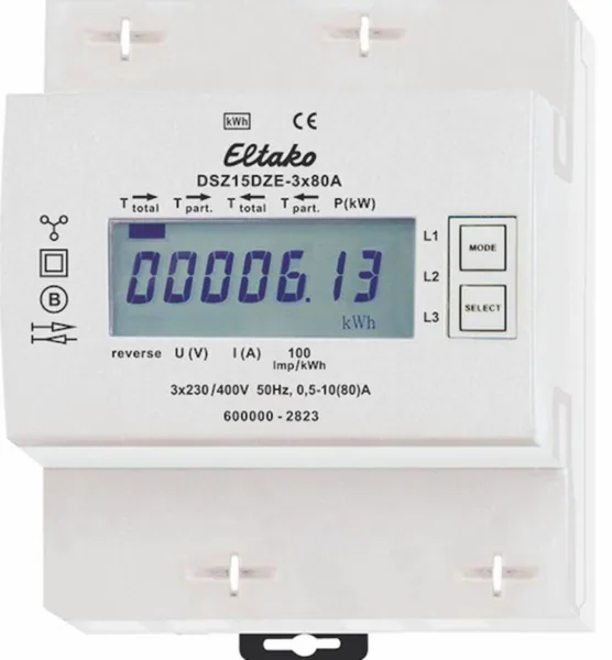 Energiamittari DIN Eltako Sarja 15